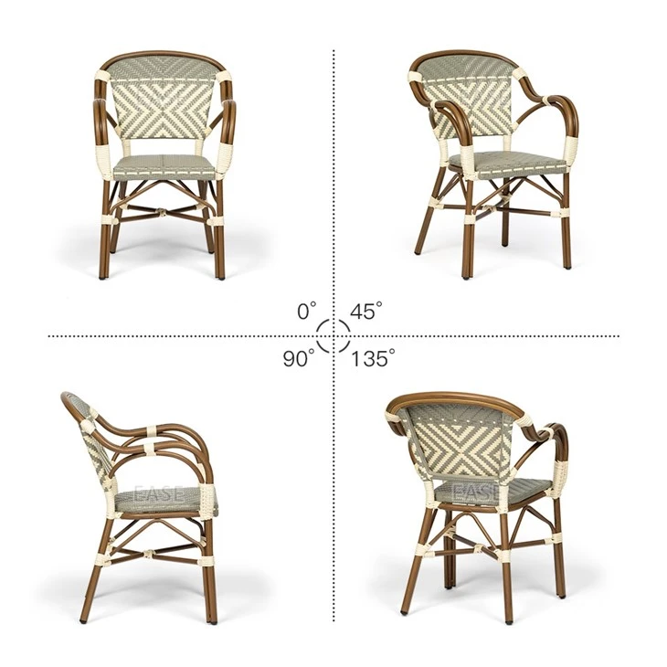 Bamboo Style Stackable Bistro Dining Chair Best Price