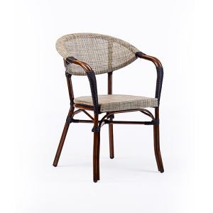 Fransuz ochiq bistro mato stullar va stol to'plamlari